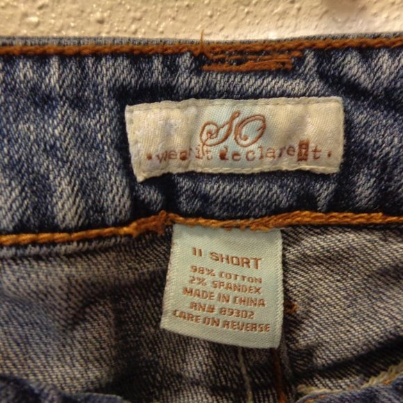 So Flap Pocket Jeans Size 11 Short Junior's Style 1660 - Picture 9 of 9